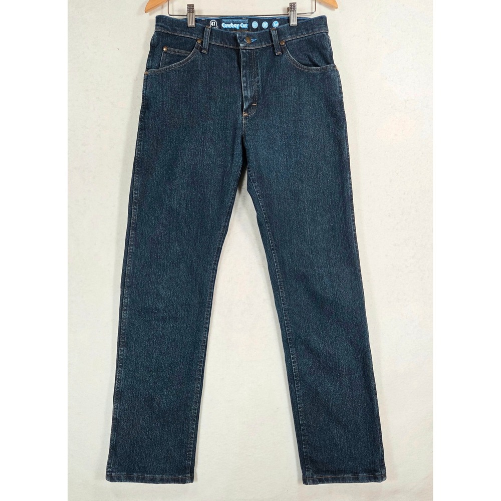 Wrangler Premium Performance Cowboy Cut Regular Fit Jeans Dark Wash 31x32
